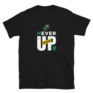 Goch Guardians T-Shirt "NEVER GIVE UP" – Unisex